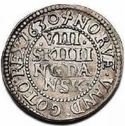 8 Skilling Dansk - Christian IV reverse image