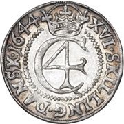 16 Skilling Dansk - Christian IV Hebræermønt obverse image