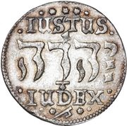 16 Skilling Dansk - Christian IV Hebræermønt, Denmark, 1644-1646 reverse image