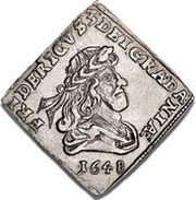 ⅙ Speciedaler - Frederik III Largesse issue obverse image