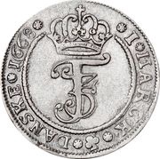 1 Mark Dansk - Frederik III obverse image