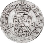 1 Mark Dansk - Frederik III, Denmark, 1668 reverse image