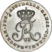 ⅙ Rigsdaler Courant "Offermark" - Frederik VI obverse image
