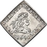 ¼ Speciedaler - Frederik III Largesse issue obverse image
