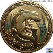 1 Dollar - Elizabeth II 4th Portrait - Alphabet Collection - Letter G reverse image