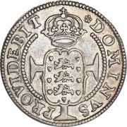 2 Mark Dansk - Frederik III reverse image