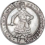 ½ Krone "Pumphosekrone" - Frederik III obverse image