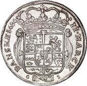 2 Mark Dansk - Christian V, Denmark, 1686 reverse image