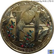 1 Dollar - Elizabeth II 4th Portrait - Alphabet Collection - Letter H reverse image
