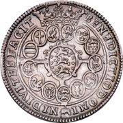 ½ Speciedaler - Christian IV Bust type II, Denmark, 1646 reverse image