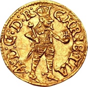 ¼ Dukat - Christian IV Hebræermønt obverse image