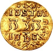 ¼ Dukat - Christian IV Hebræermønt reverse image