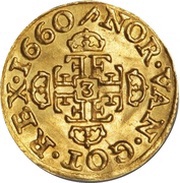 ¼ Dukat - Frederik III Cross monogram type 3 reverse image