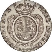 ½ Speciedaler - Christian VII Type 2; Rethwitsch Mint, Denmark, 1769 reverse image