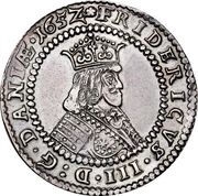 1 Krone - Frederik III Short motto; clockwise obverse image