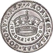 1 Krone - Frederik III Short motto; clockwise, Denmark, 1651-1652 reverse image