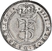 4 Mark Dansk - Frederik III Type III obverse image