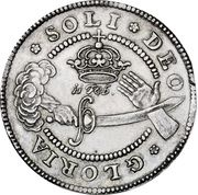 1 Krone - Frederik III Victory over Swedish army - Type 1, Denmark, 1659 reverse image
