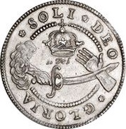 1 Krone - Frederik III Victory over Swedish army - Type2, Denmark, 1659-1660 reverse image