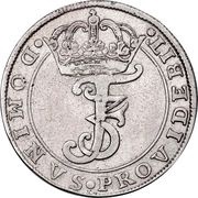 4 Mark Danske - Frederik III Motto on obverse; type I obverse image