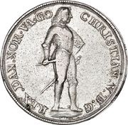 4 Mark Dansk - Christian V King's standing figure obverse image