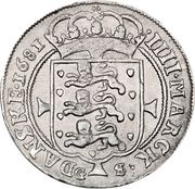 4 Mark Dansk - Christian V, Denmark, 1681-1682 reverse image