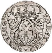 4 Mark Dansk - Christian V Legend second type obverse image