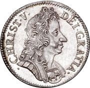 1 "Dicke" Krone - Christian V obverse image