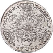 1 Krone - Frederik IV, Denmark, 1699-1702 reverse image