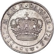 1 Krone - Frederik IV, Denmark, 1724-1726 reverse image