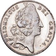 1 Krone - Frederik V Type 4 obverse image