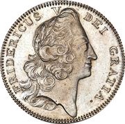 1 Krone - Frederik V Type 3 obverse image