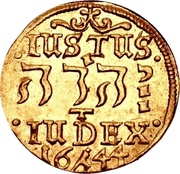 ½ Dukat - Christian IV Hebræermønt reverse image