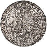 1 Speciedaler - Christian IV Bust type IIa, Denmark, 1646 reverse image