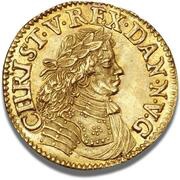 ½ Dukat - Christian V obverse image