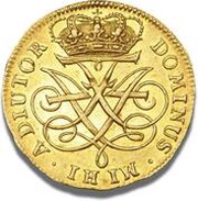 ½ Ducat - Frederik IV, Denmark, 1702 reverse image