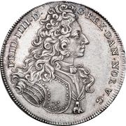 6 Mark "Rejsedaler" - Frederik IV Royal visit in Norway obverse image
