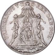 1 Speciedaler - Frederik V Coronation obverse image