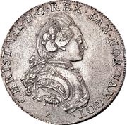 1 Speciedaler - Christian VII Bust type; Rethwitsch Mint obverse image