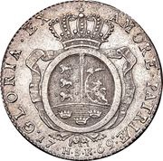 1 Speciedaler - Christian VII Bust type; Rethwitsch Mint, Denmark, 1769 reverse image