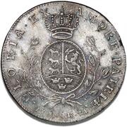 1 Speciedaler - Christian VII Monogram type, Denmark, 1771 reverse image