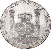 1 Piastre - Christian VII Danish Asiatic Co. Trade Coinage, Denmark, 1774 reverse image