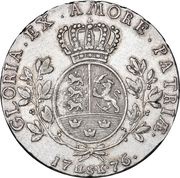1 Speciedaler - Christian VII, Denmark, 1776-1780 reverse image