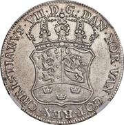1 Piastre - Christian VII Danish Asiatic Company Trade Coinage obverse image