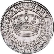 2 Krone - Frederik III Full motto; clockwise, Denmark, 1651 reverse image