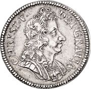 2 "Dicke" Krone - Christian V obverse image