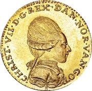 12 Mark - Christian VII King's birthday obverse image