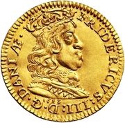 1 Ducat - Frederik III Cross monogram type 1 obverse image