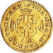 1 Ducat - Frederik III Cross monogram type 1, Denmark, 1653 reverse image