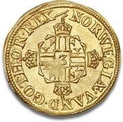 1 Ducat - Frederik III, Denmark, 1657 reverse image